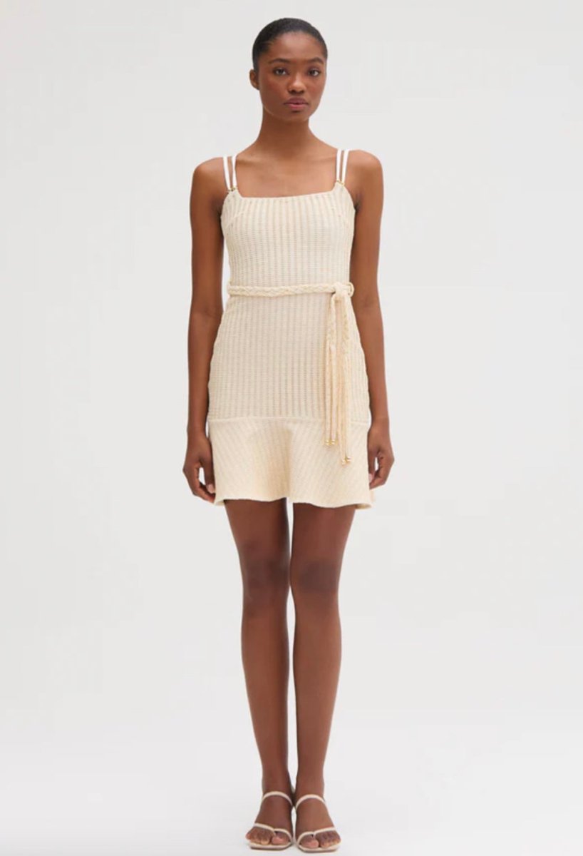 PatBO - Metallic Knit Mini Dress