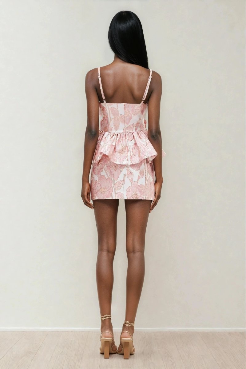 Petal Jacquard Skirt – Pink Petal Jacquard Skirt – Pink