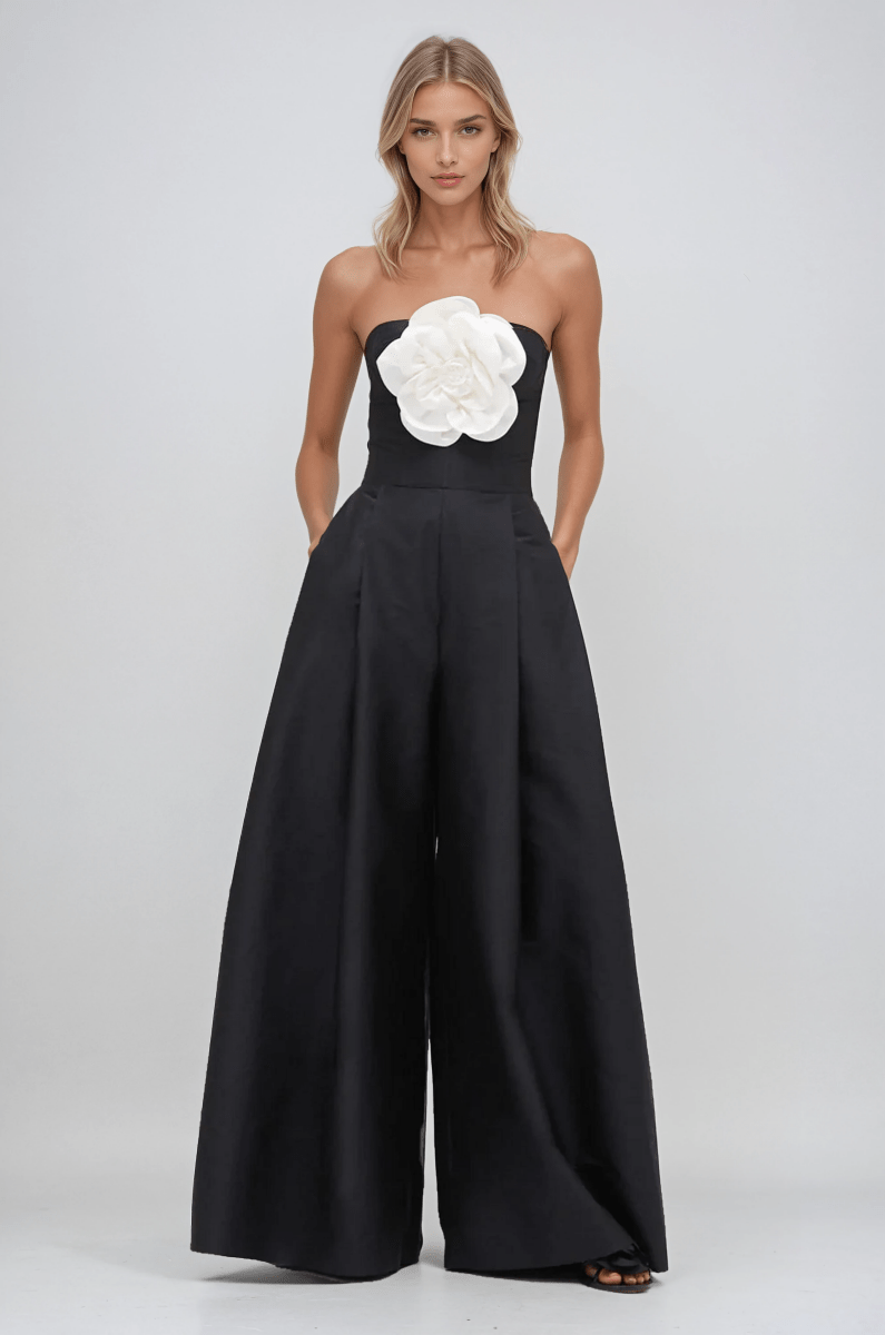 PatBO - Taffeta Bloom Jumpsuit