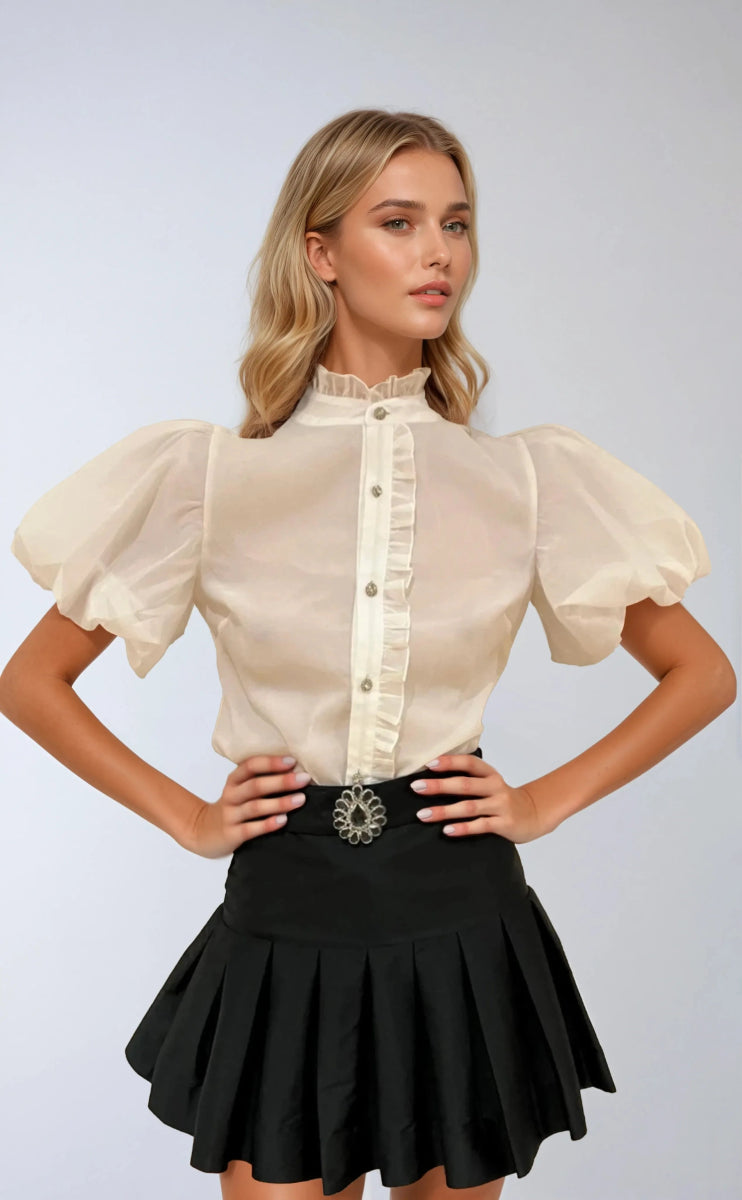 PatBO - Taffeta Bloom Shirt