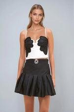 PatBO - Taffeta Bloom Top