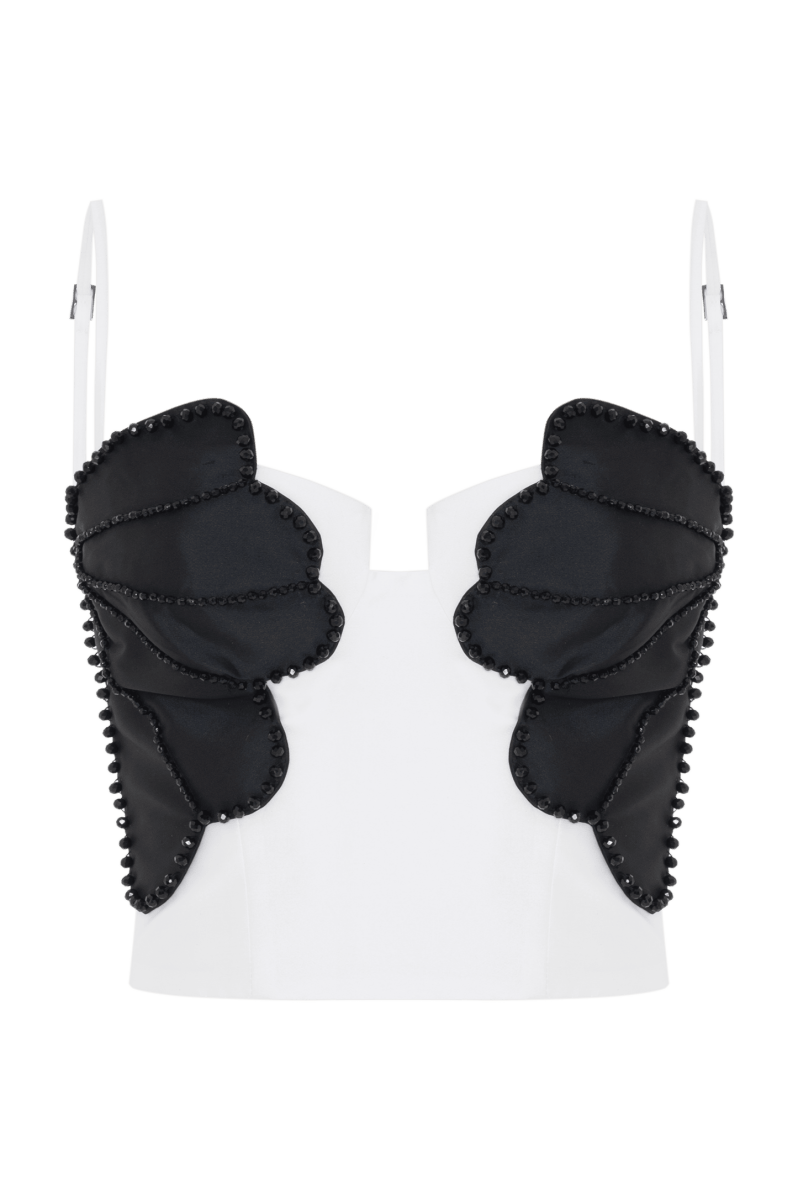 PatBO - Taffeta Bloom Top