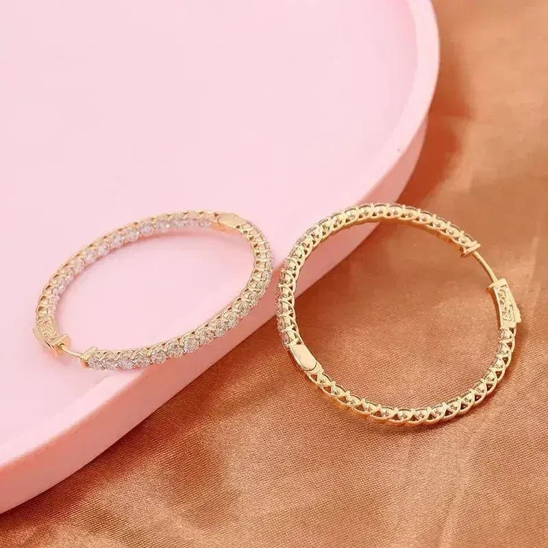 Personalized Big Diameter Earrings – Luxury Statement Jewelry Personalized Big Diameter Earrings – Luxury Statement Jewelry