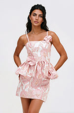 Petal Jacquard Skirt – Pink Petal Jacquard Skirt – Pink