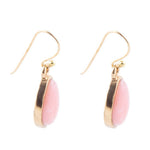 Pink Opal Golden Drop Earrings Pink Opal Golden Drop Earrings