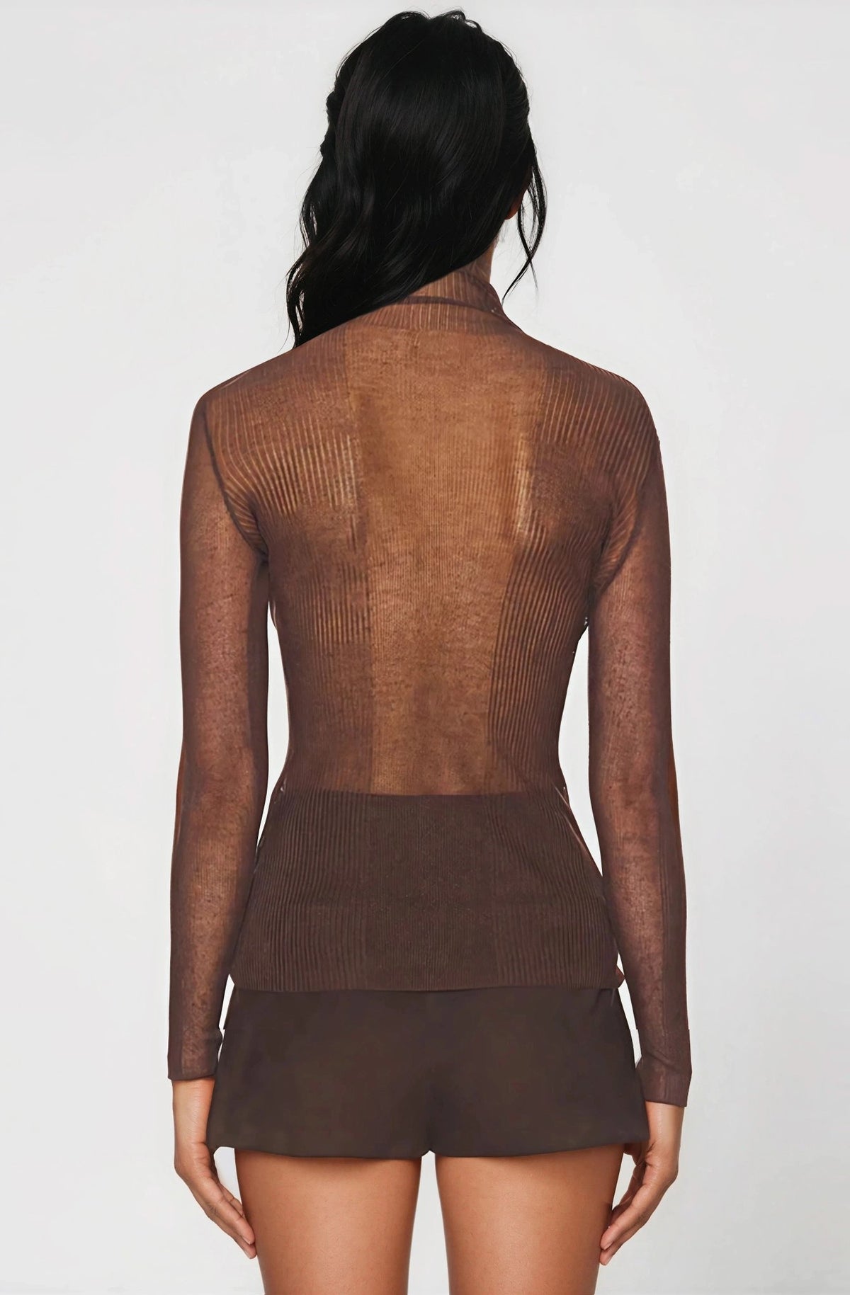 Piper Sweater – Slate Brown Piper Sweater – Slate Brown