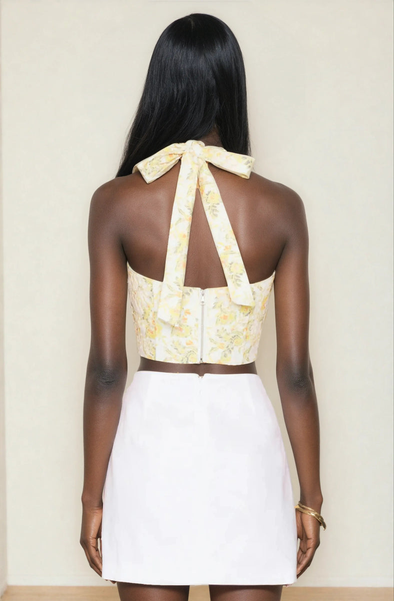 Pollie Halter Corset Top