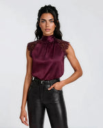 Rachel Halter Blouse - Malbec - XO, Tina Rachel Halter Blouse - Malbec - XO, Tina