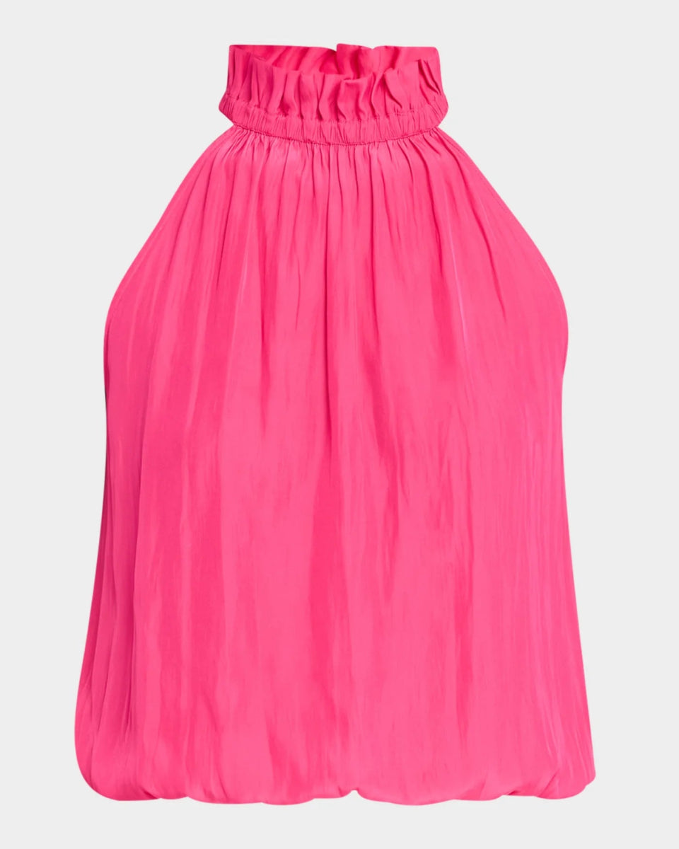 Ramy Brook - Petunia Pink Rowan High Neck Tank Top - XO, Tina