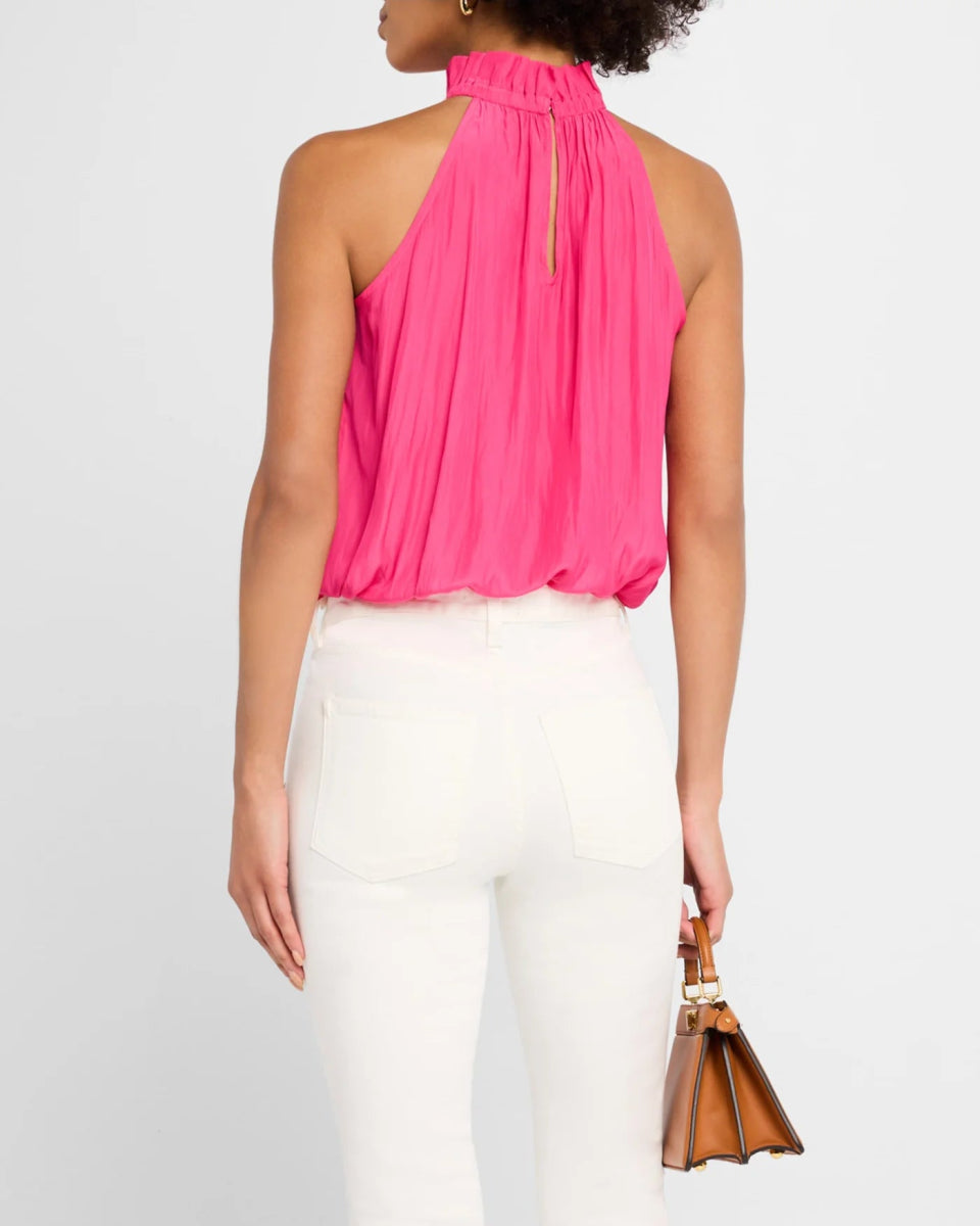 Ramy Brook - Petunia Pink Rowan High Neck Tank Top - XO, Tina