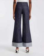 Raquelita Sheen Denim Pants - Dark Denim Blue - XO, Tina Raquelita Sheen Denim Pants - Dark Denim Blue - XO, Tina