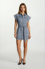 Rebecca Vallance Adian Mini – Mid Blue Wash