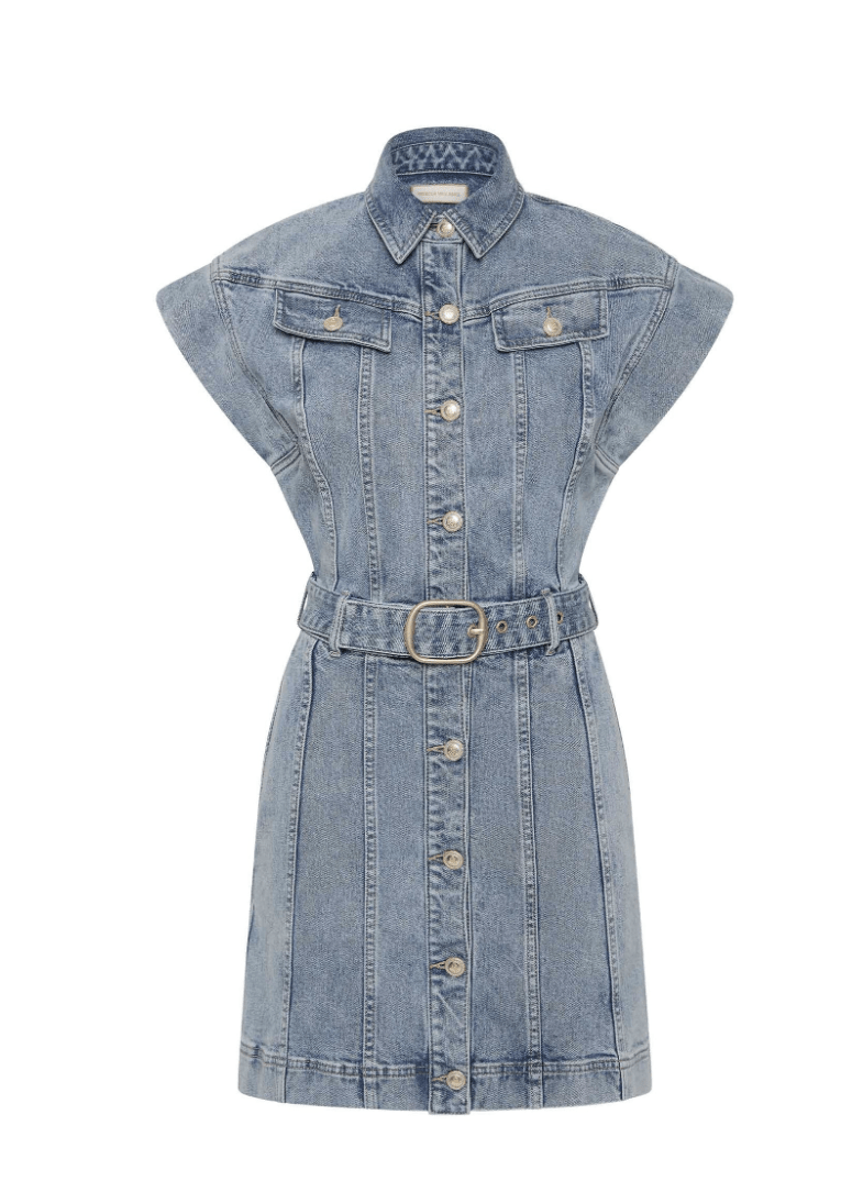 Rebecca Vallance Adian Mini – Mid Blue Wash