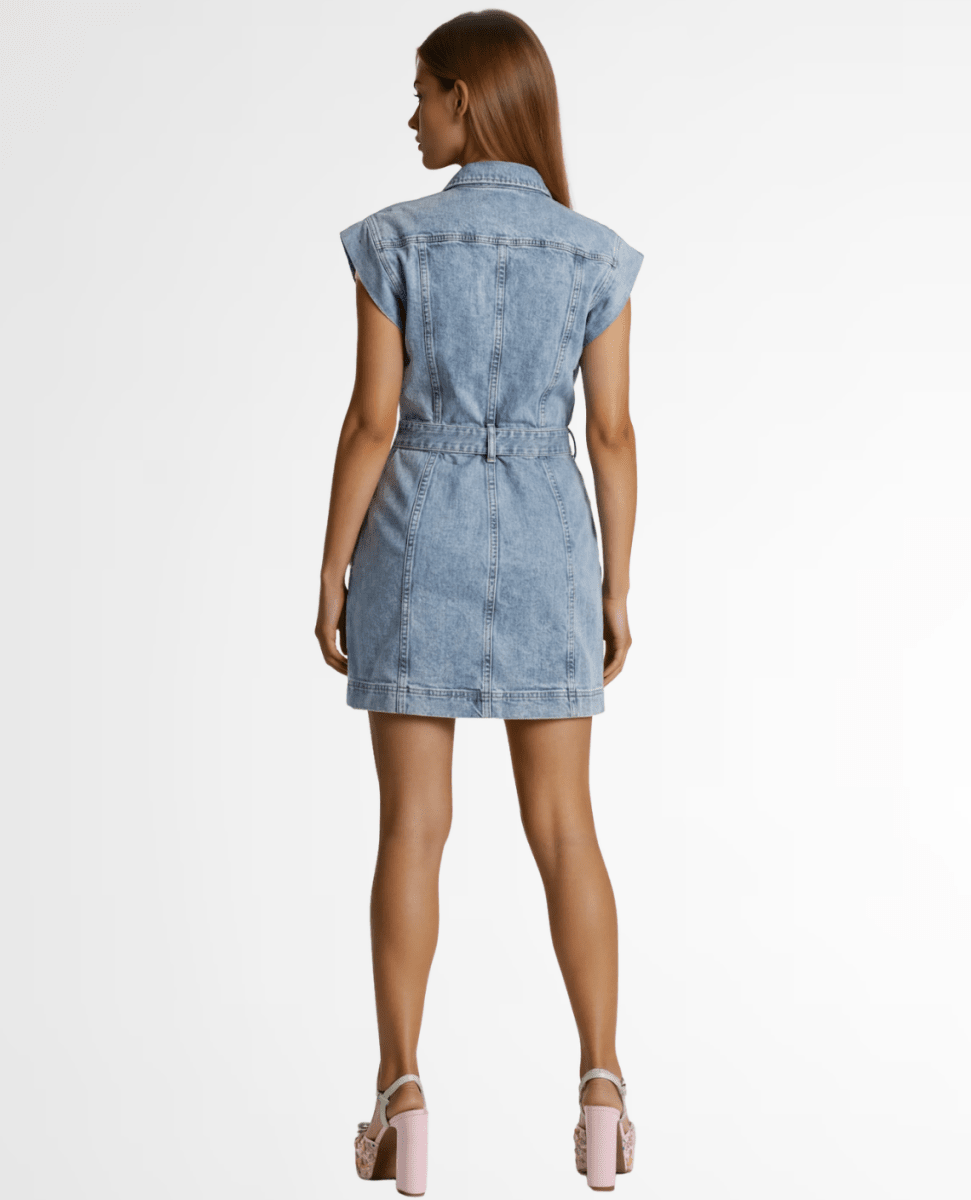 Rebecca Vallance Adian Mini – Mid Blue Wash