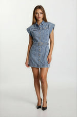 Rebecca Vallance Adian Mini – Mid Blue Wash