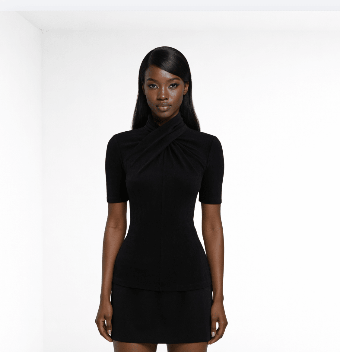 Rebecca Vallance Arial S/S Top – Black