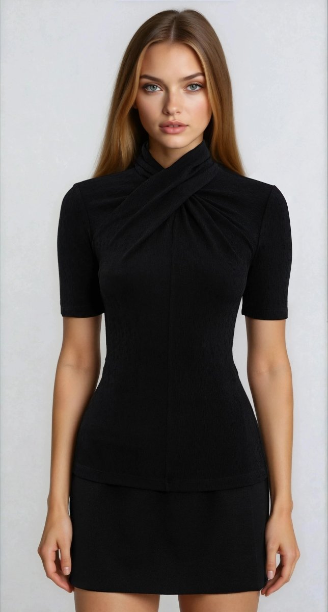 Arial S/S Top – Black Arial S/S Top – Black