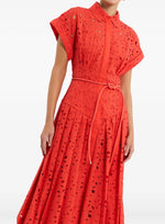 Blaire Shirt Midi – Orange Blaire Shirt Midi – Orange