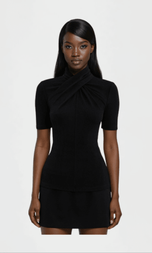 Rebecca Vallance Arial S/S Top – Black