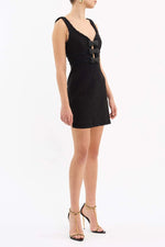 Rebecca Vallance - Margo Bow Mini Dress (Final Sale)