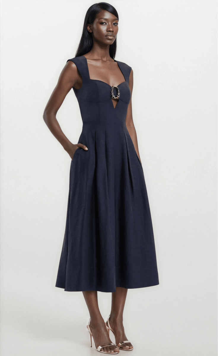 Rebecca Vallance Serenity Midi – Navy
