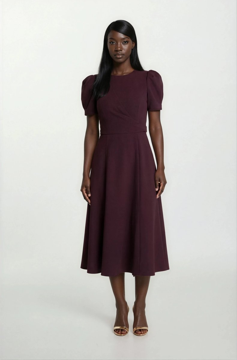 Syrah Midi Dress – Blackberry Syrah Midi Dress – Blackberry