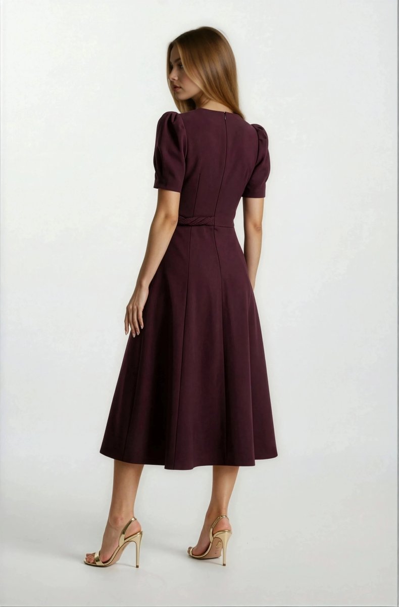 Syrah Midi Dress – Blackberry Syrah Midi Dress – Blackberry