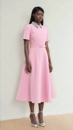 Rebecca Vallance - Xena Short Sleeve Midi Dress