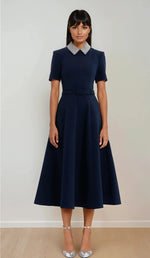 Rebecca Vallance - Xena Short Sleeve Midi Dress