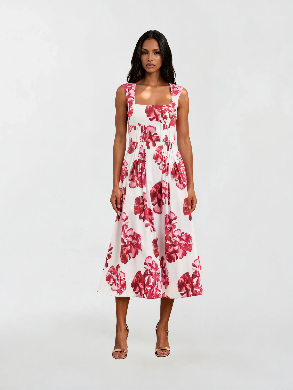 Damask Rose Midi - Print Damask Rose Midi - Print