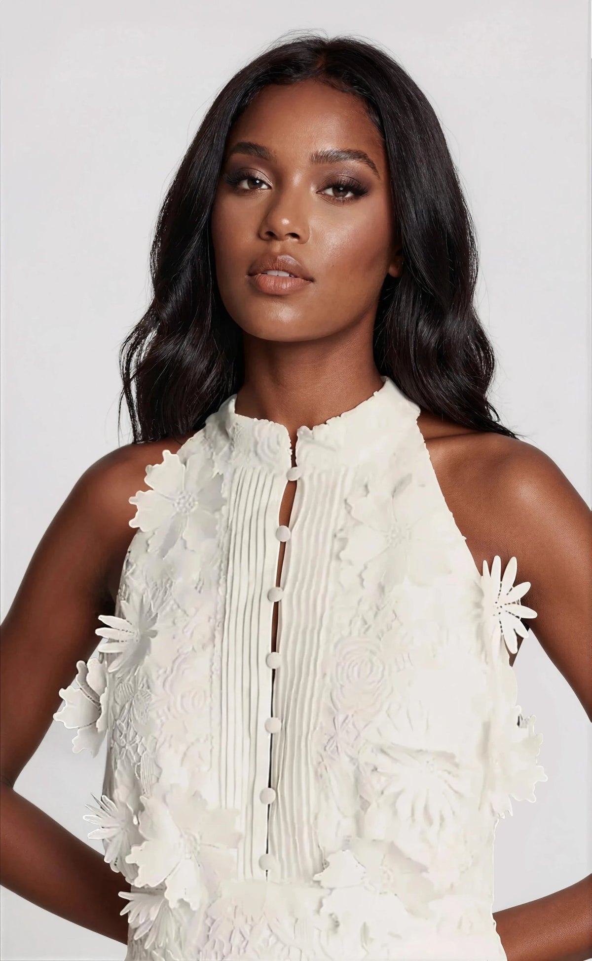 Remy Sleeveless Top – Orchid White (Final Sale) Remy Sleeveless Top – Orchid White (Final Sale)