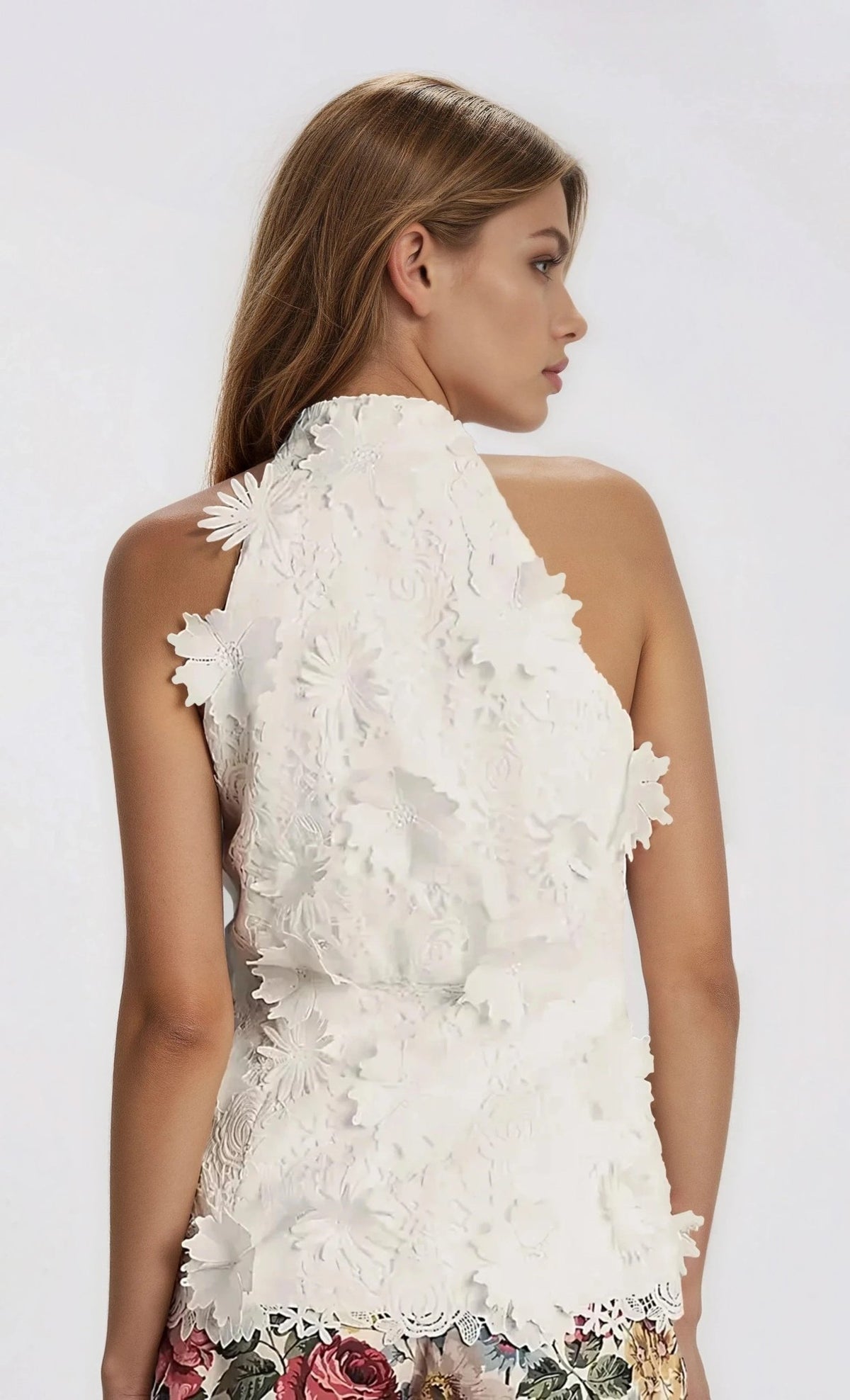 Remy Sleeveless Top – Orchid White (Final Sale) Remy Sleeveless Top – Orchid White (Final Sale)