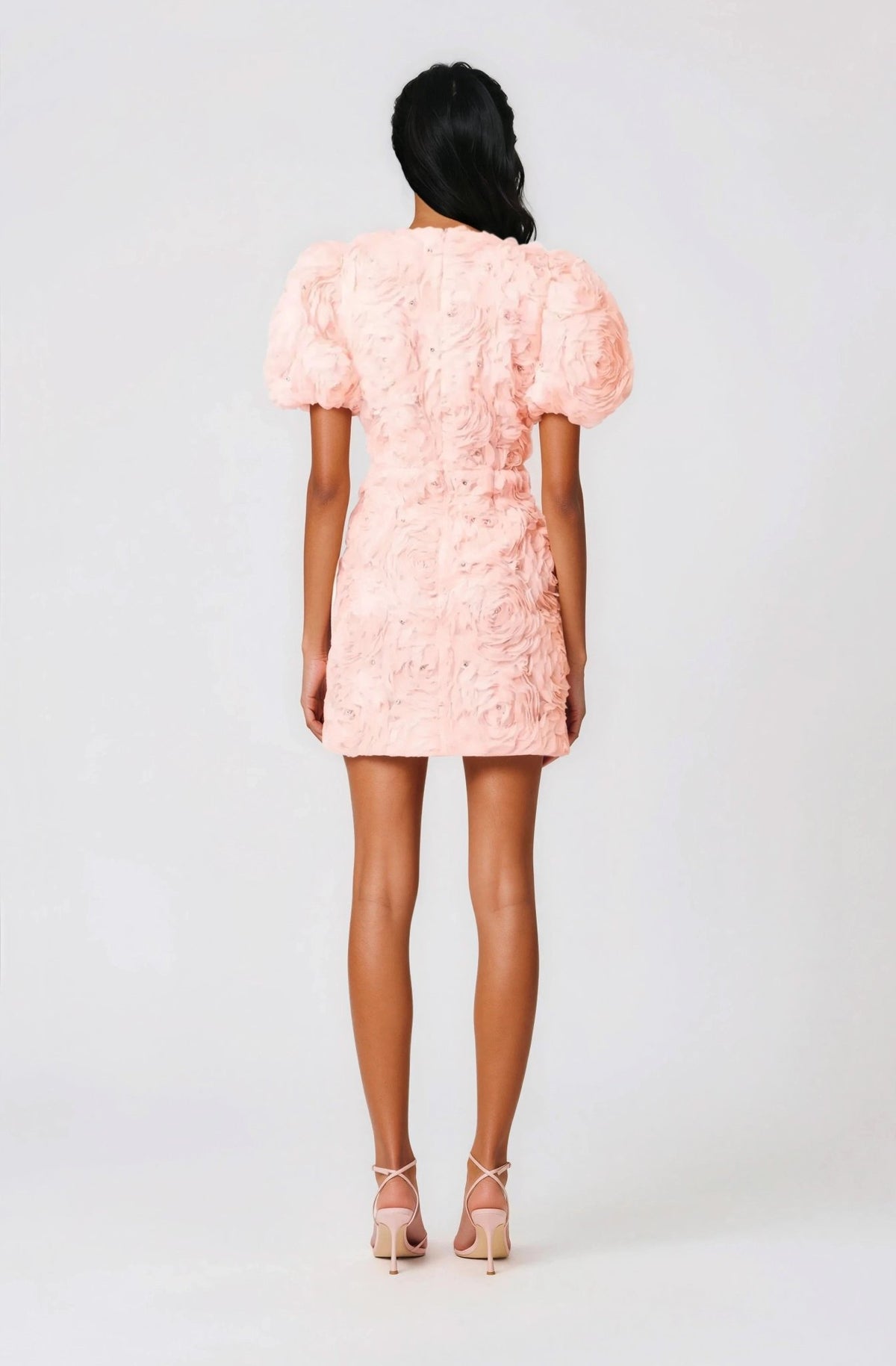Rosella 3D Mini Dress – Pink Rosella 3D Mini Dress – Pink