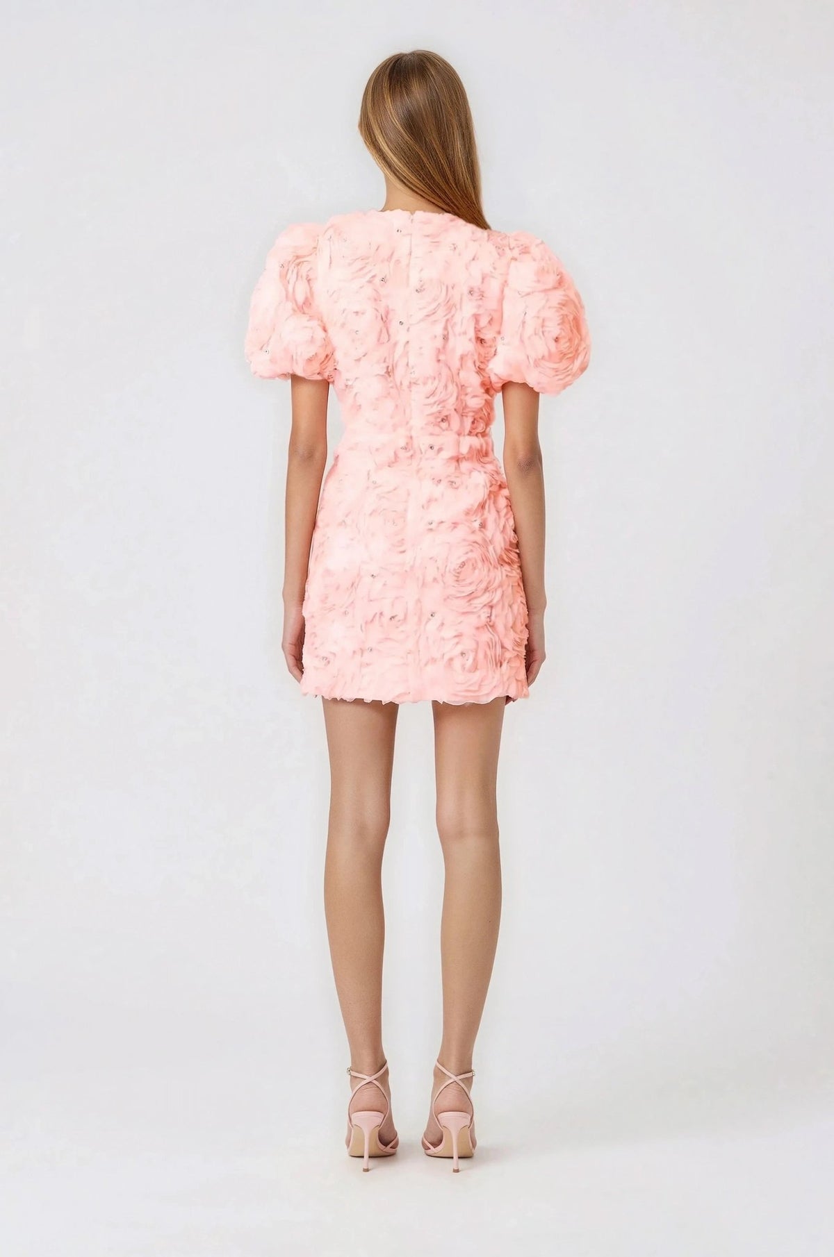 Rosella 3D Mini Dress – Pink Rosella 3D Mini Dress – Pink