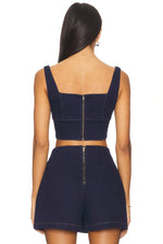 Sau Lee - Bridgette Denim Top