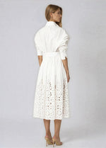 Hayden Shirt Dress – White Hayden Shirt Dress – White