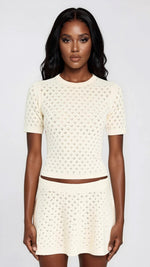 Seren Skirt – Eggshell Seren Skirt – Eggshell