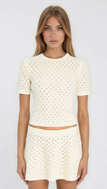 Seren Skirt – Eggshell Seren Skirt – Eggshell