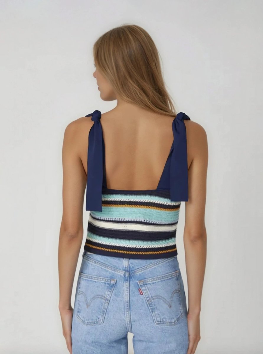 Frankie Top – Navy Multi Frankie Top – Navy Multi