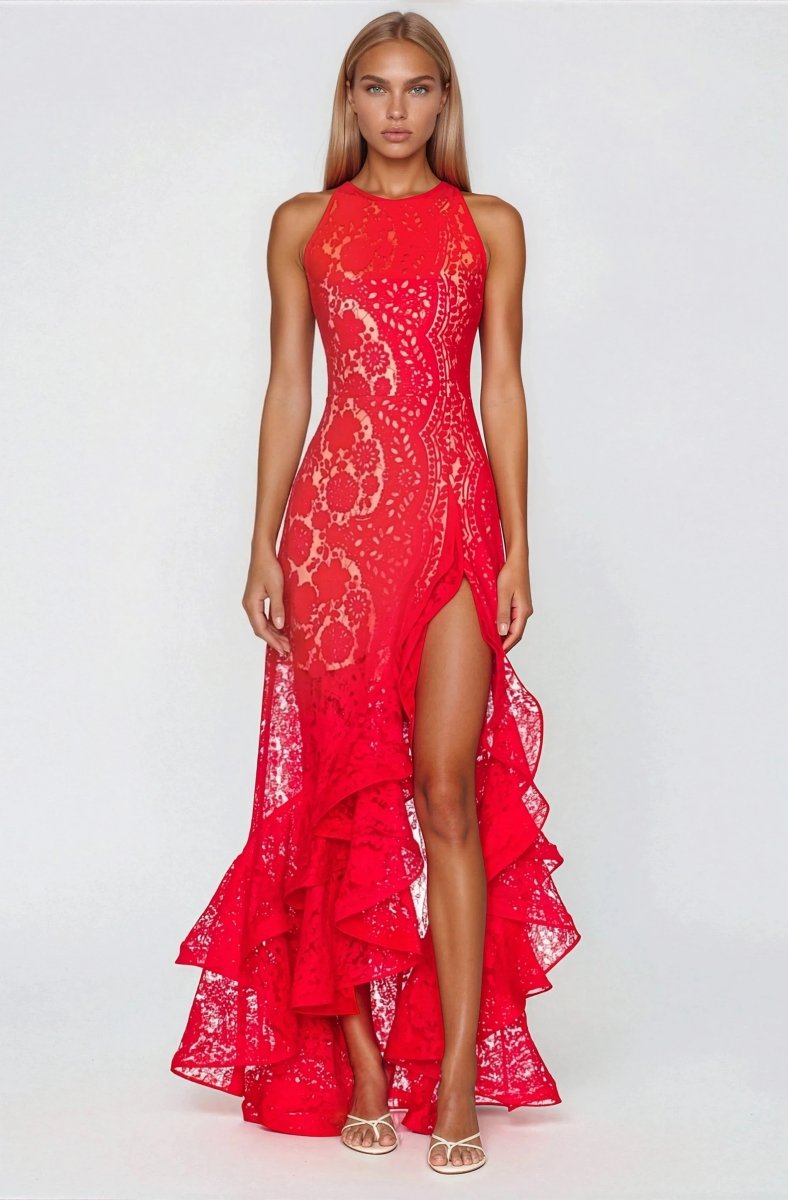 Sicilia Midi Dress – Red Sicilia Midi Dress – Red