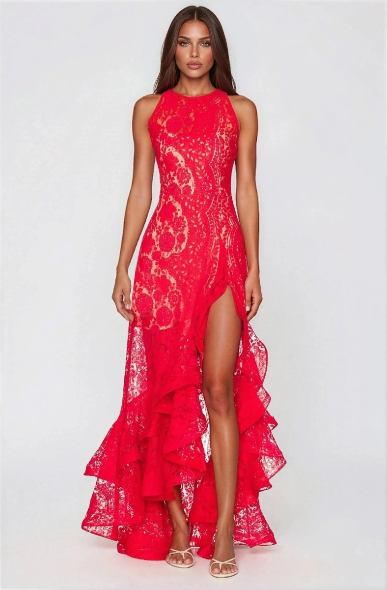 Sicilia Midi Dress – Red Sicilia Midi Dress – Red