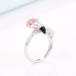 Statement Flamingo Rings Statement Flamingo Rings