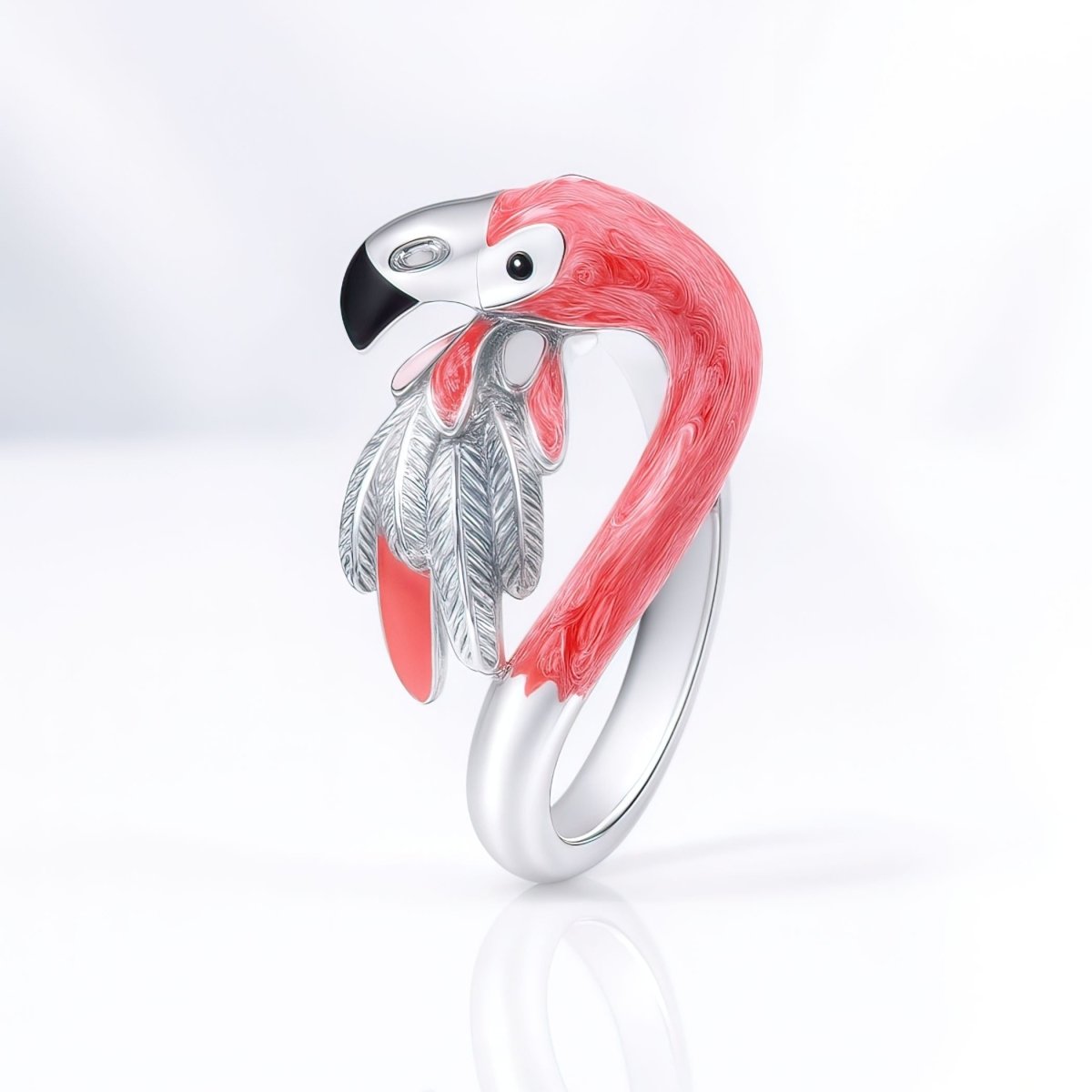 Statement Flamingo Rings Statement Flamingo Rings