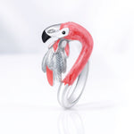 Statement Flamingo Rings Statement Flamingo Rings