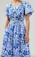Sugarlips - Celeste Floral Palmer Poplin Tiered Maxi Dress (Final Sale) - Encompass Boutique