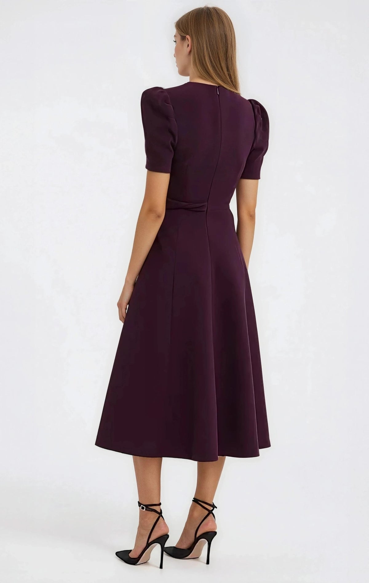 Syrah Midi Dress – Blackberry Syrah Midi Dress – Blackberry