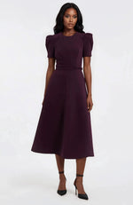 Syrah Midi Dress – Blackberry Syrah Midi Dress – Blackberry