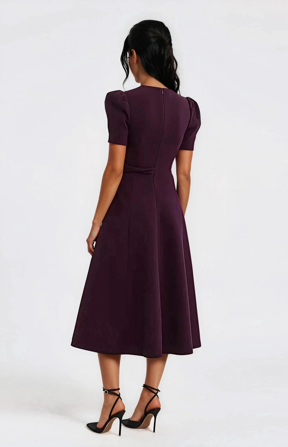 Syrah Midi Dress – Blackberry Syrah Midi Dress – Blackberry