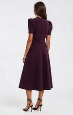 Syrah Midi Dress – Blackberry Syrah Midi Dress – Blackberry