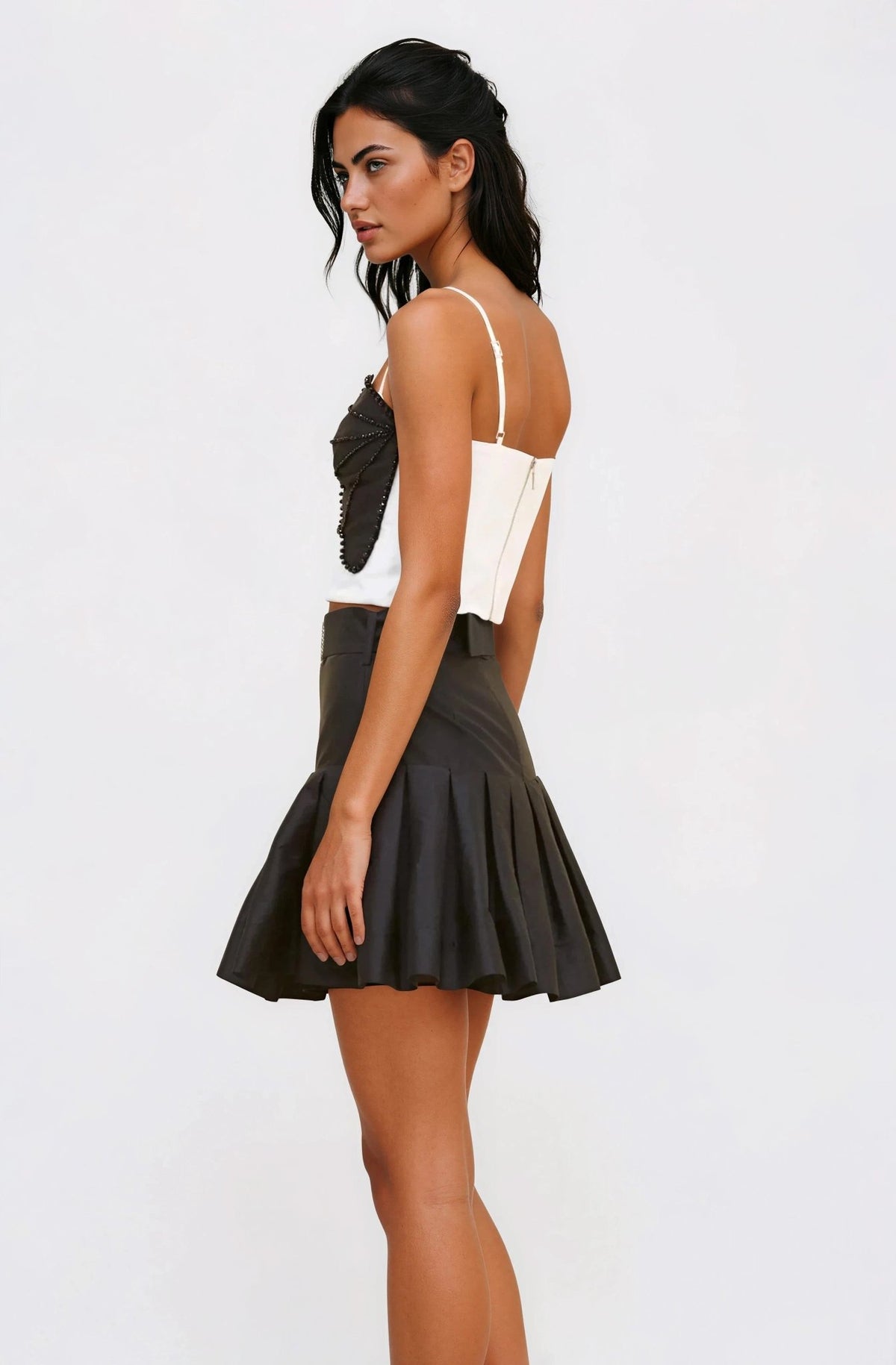 Taffeta Bloom Top - Off White Taffeta Bloom Top - Off White - XO, Tina